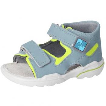MANTO Kinder-Klettsandalen in arctic/neongelb