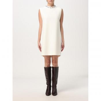 Femme Robe Twinset Actitude Blanc, Taille S