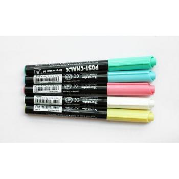ZIG Kuretake Brush Pen de Pintura de Tiza, 5 colores, secado rápido, Japón CH-990