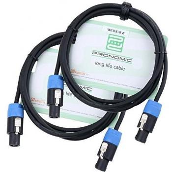 Câble Enceintes Pronomic 2.5m Set de 2