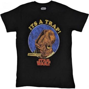 ESTRELLA TRÁPICO: Camiseta Admiral Ackbar Negro