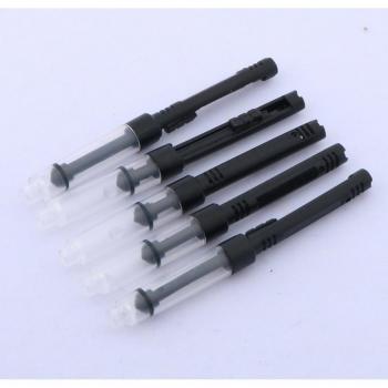 5Pc Black Metal Fountain Pen Ink Filling Converter 2.6MM