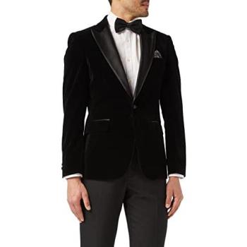 Dark Elegance Soft Velvet Tuxedo – XPOSED Men’s Dinner Gary Collection, 38R