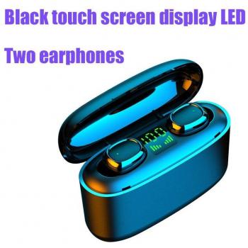 Casque Bluetooth 5.0 TWS avec microphone et bouchons d'oreilles étanches