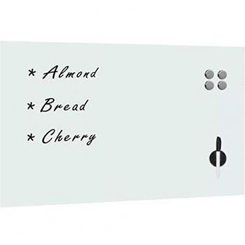 VidaXL Wall Mounted Magnetic Whiteboard Glass 39.4x23.6