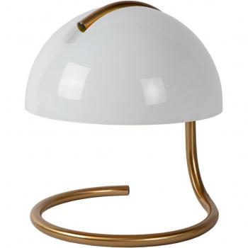 Cato table lamp with 1xE27, white, and a 23.5 cm diameter from Lucide