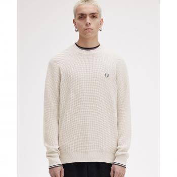 Fred Perry Pullover Herren Creme L