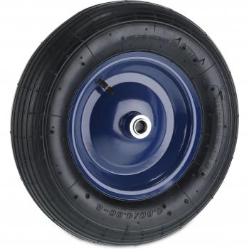 Carriola 4.80 cm Ruota con Gomma da Gonfiare e Cerchione Inacciaio – Antiforatura, Blu