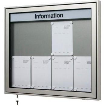 A4 Schaukasten 18 Blatt 1350x1060 mm spitz