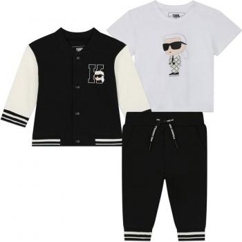 Pack Jogging Noir Karl Lagerfeld Kids 9M – 3 pièces