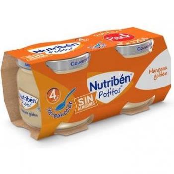 Nutriben Potitos de Manzana Golden (Pack 2x120 g)