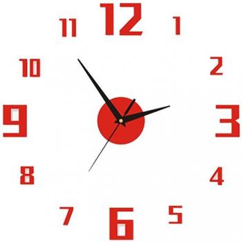 Living Room 3D Mirror Clock