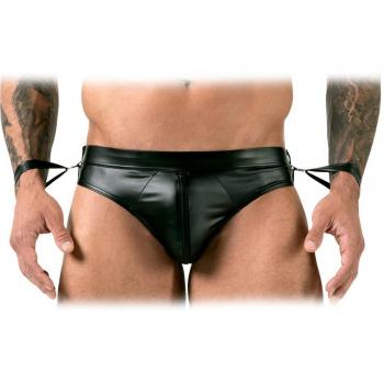 Svenjoyment Jockstrap avec Menottes et Zip Noir