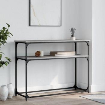 Tavolo Grigio Sonoma (Dimensioni: 100×35,5×75 cm)