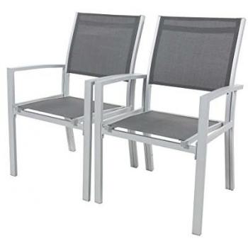 Fauteuil de jardin en Alu/Textilène