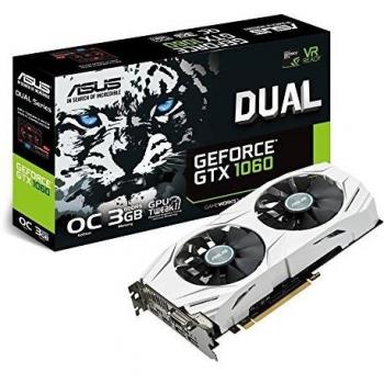 Asus Dual GTX1060 O3G – Version Overclockée – Carte Graphique Nvidia GeForce GTX 1060 3Go GDDR5 PCIe 3.0 x16