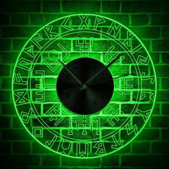 Reloj Nórdico Brillante con Borde LED