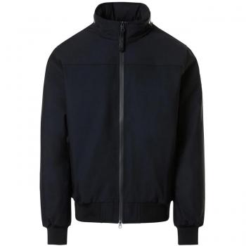 North Sails Men's Black Bomber Jacket with Detachable Hood
