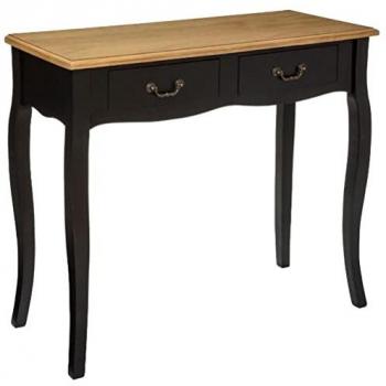 Console Pratique en Bois avec 2 Tiroirs