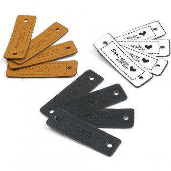 Etiquetas de Cuero PU para Juguetes y Ropa