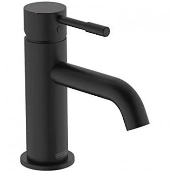 Bristan Mila Mono Basin Mixer Tap featuring Clicker Waste in Black