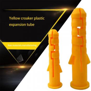 Ribbed Plastic Screws and Anchors