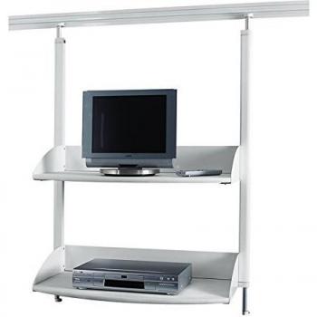 Legamaster 7-325300 Multifunktionsregal für Legaline Dynamic – 2 verstellbare Ebenen, Weiß