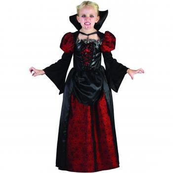 Vampire Junior Noir‑Multicolore – 202851 – Costume Garçon – Robe et Tour de Cou