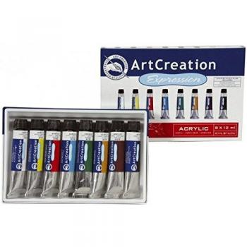 Royal Talens ArtCreation 8 Tubes Acryliques 12 ML