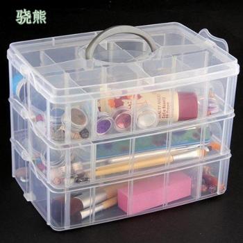 30-Grid Plastic Craft Holder Container