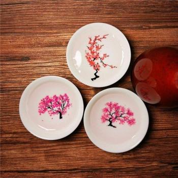 Peach Blossom Temperature Sensor Cup