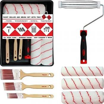 Premium Paint Application Toolset with Brush & Tray