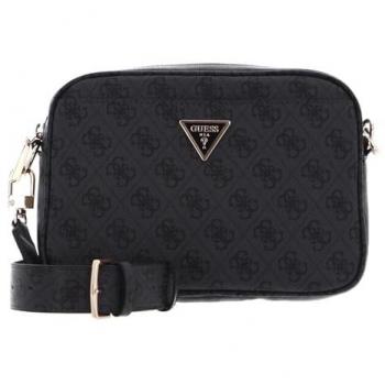 Sac à épaule Guess Meridian avec logo en gris