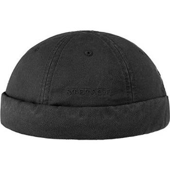 Ocala Docker Cap aus Baumwolle, Schwarz, Größe M (56-57 cm)