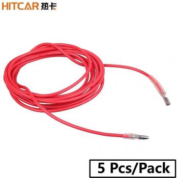 Red/Black 10 Gauge Power Cable Pack – 3m Each, 5 Pieces for Vehicle Electronics
