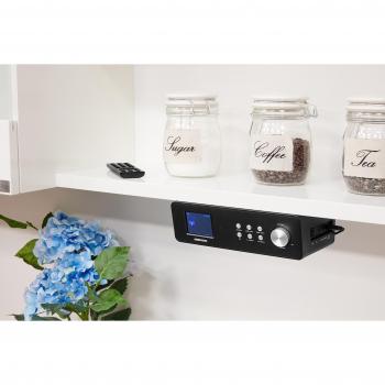 Life P85035 Medion Internetradio (DAB+/UKW, DLNA) – 5 W x 2, Wecker – Schwarz