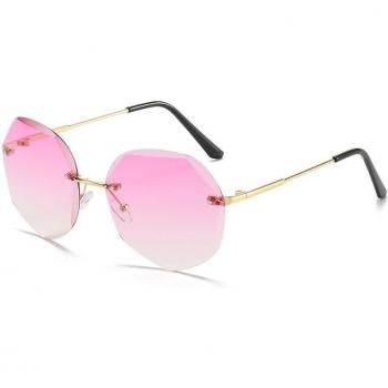 Sporty Round Frame Sunglasses for Women