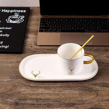 Luxury Gold Trimmed Coffee Cups and Saucers Gift Set