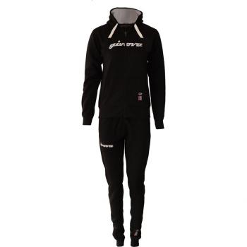 Givova Women’s 105 Track Outfit – Black/White, Small