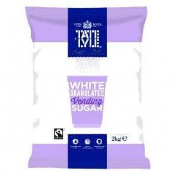 Tate and Lyle White Vending Sugar 2kg (Pack of 6) A00696PACK
