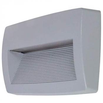 Aplique de Pared LED Exterior STORM IP55 R7s 10.50W 1200lm 3000K Gris