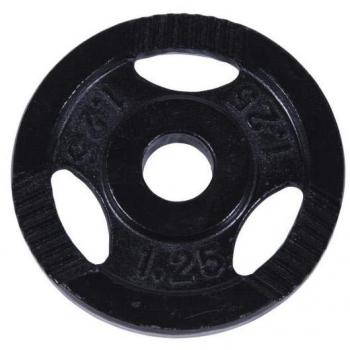 1.25 kg Black Handle Weight Plate, 30/31 mm