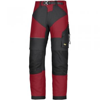 Pantalón Flexiwork Snickers 6903 hombre rojo/negro talla 35 30