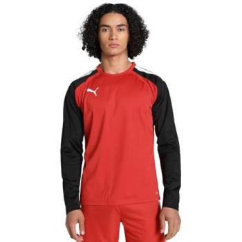 Puma teamLIGA Sweatshirt für Herren in Rot Schwarz