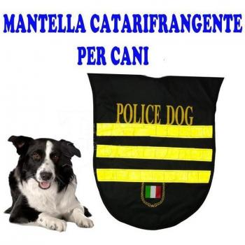 Perro Patrulla: Abrigo Policial con Reflejos y Protección Húmeda – S