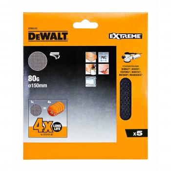 Hoja de lija de malla 150mm grano 80 Dewalt DTM3123-QZ