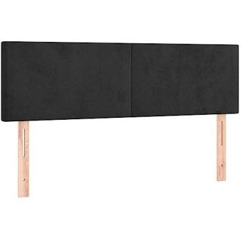 JINLEFU Testiera a led, Testiera per letto adulto Nera 144x5x78/88 cm in Velluto vidaXL 6177