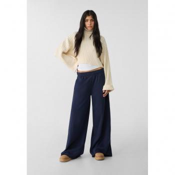 Sacco Pantaloni Azzurro Mare S – Stradivarius Wide Leg