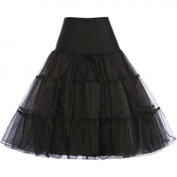 Femme Tutu Noir Retro 0X