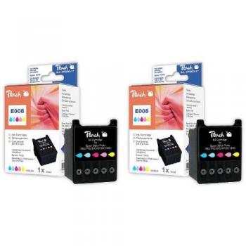 Peach Doppelsatz Tintenpatronen, Farbe für Epson T008